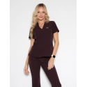 Bluza Medyczna Kori - DARK CHOCOLATE