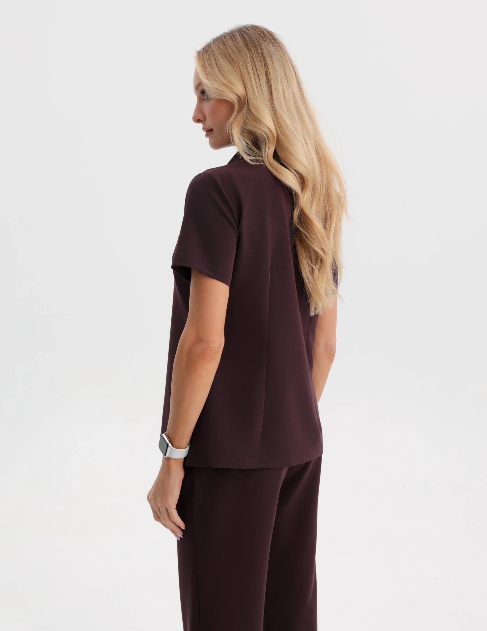 Bluza Medyczna Polo - DARK CHOCOLATE Bluza Medyczna Polo - DARK CHOCOLATE