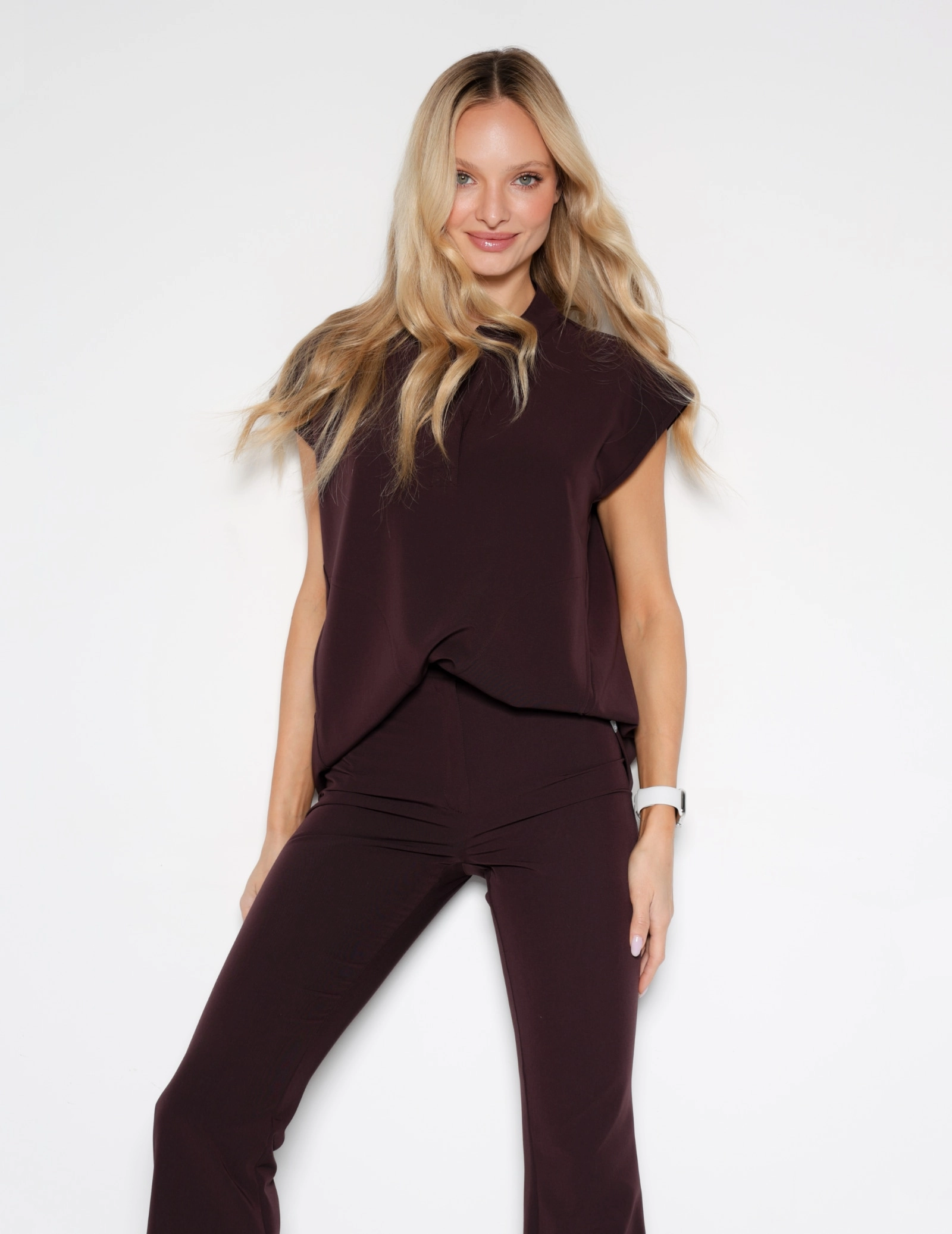 Bluza Medyczna Khloe - DARK CHOCOLATE Bluza Medyczna Khloe - DARK CHOCOLATE