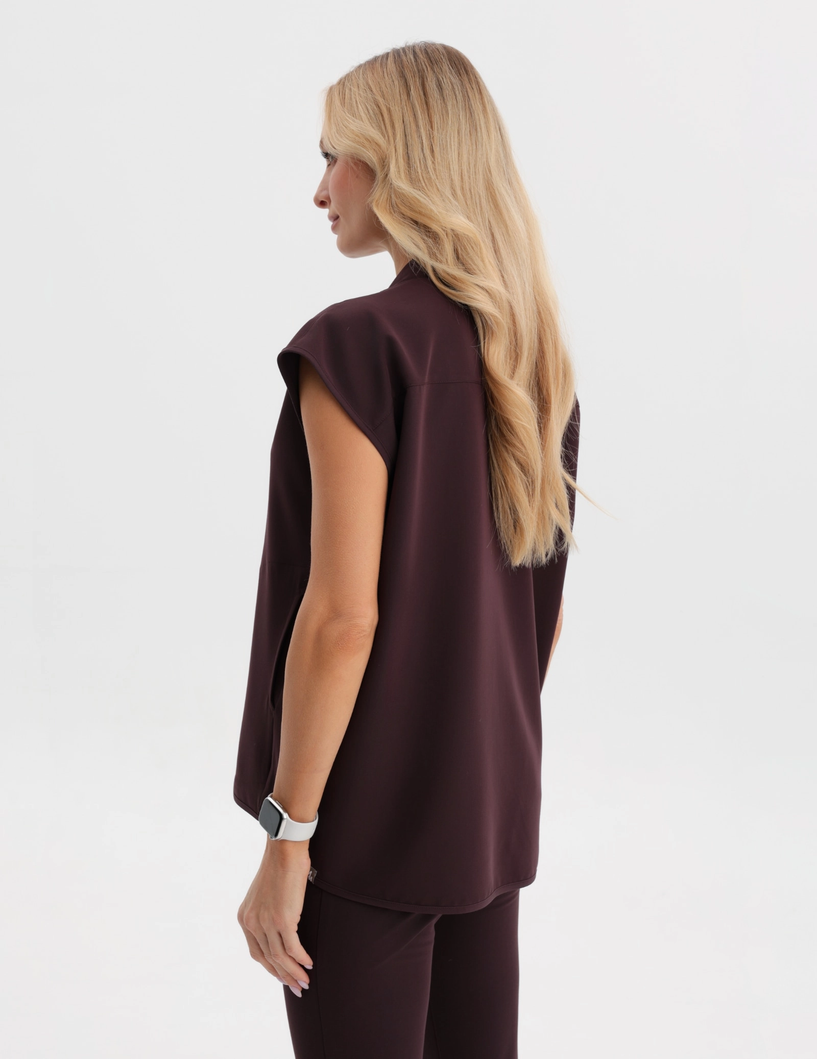 Bluza Medyczna Khloe - DARK CHOCOLATE Bluza Medyczna Khloe - DARK CHOCOLATE