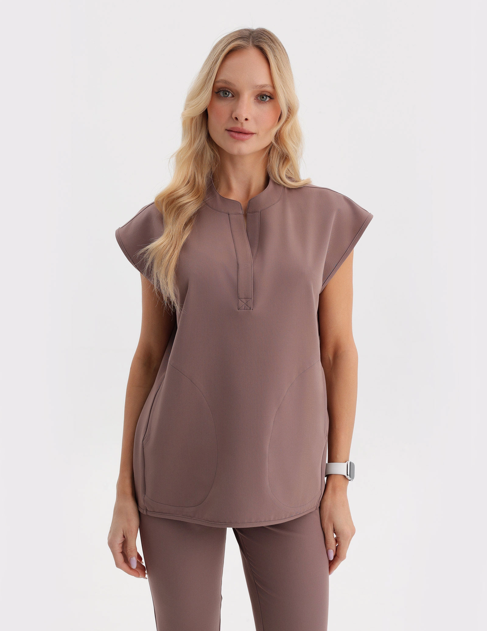 Bluza Medyczna Khloe - MOCHA