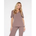 Bluza Medyczna Raya One Pocket - MOCHA