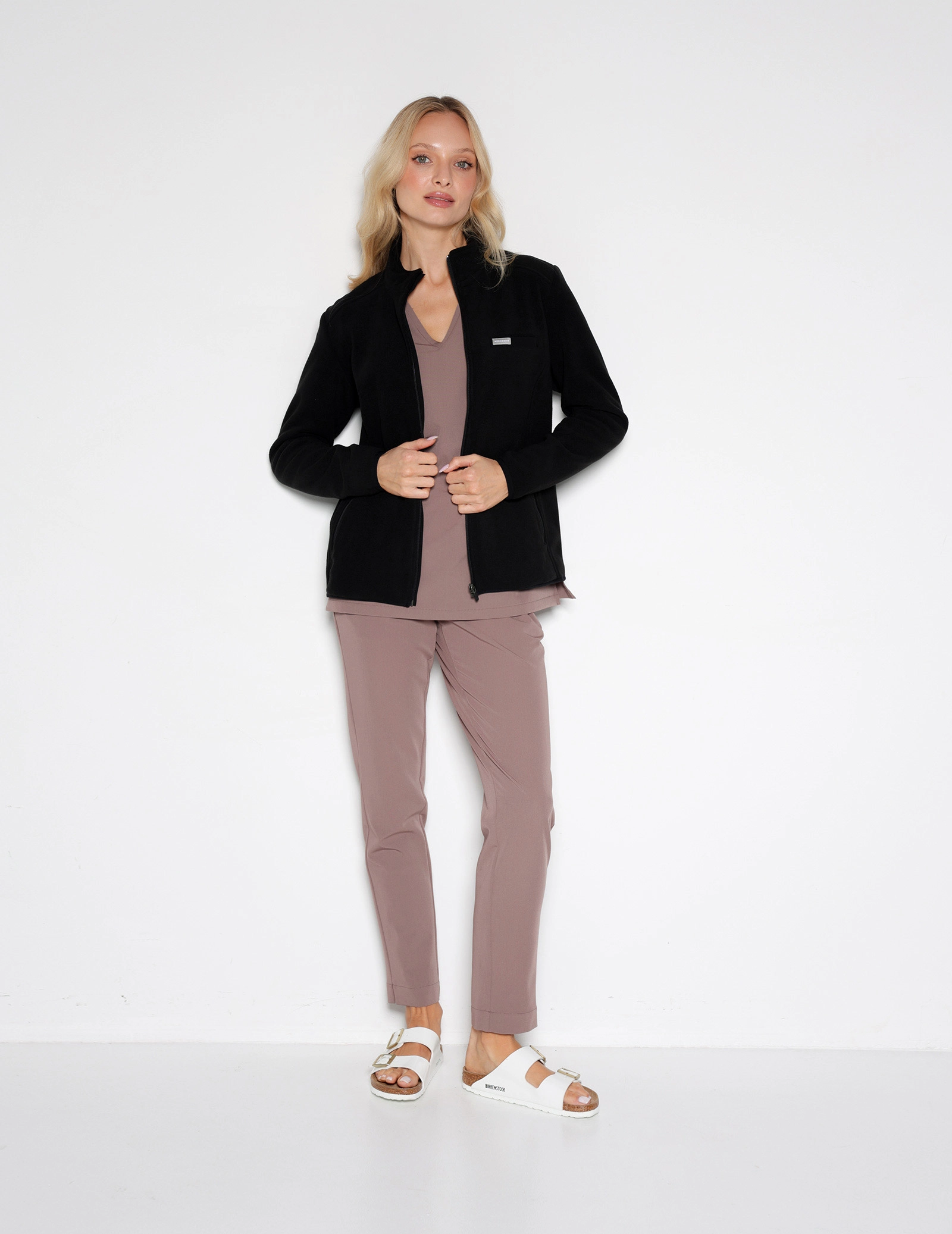 Spodnie Damskie Basic - MOCHA