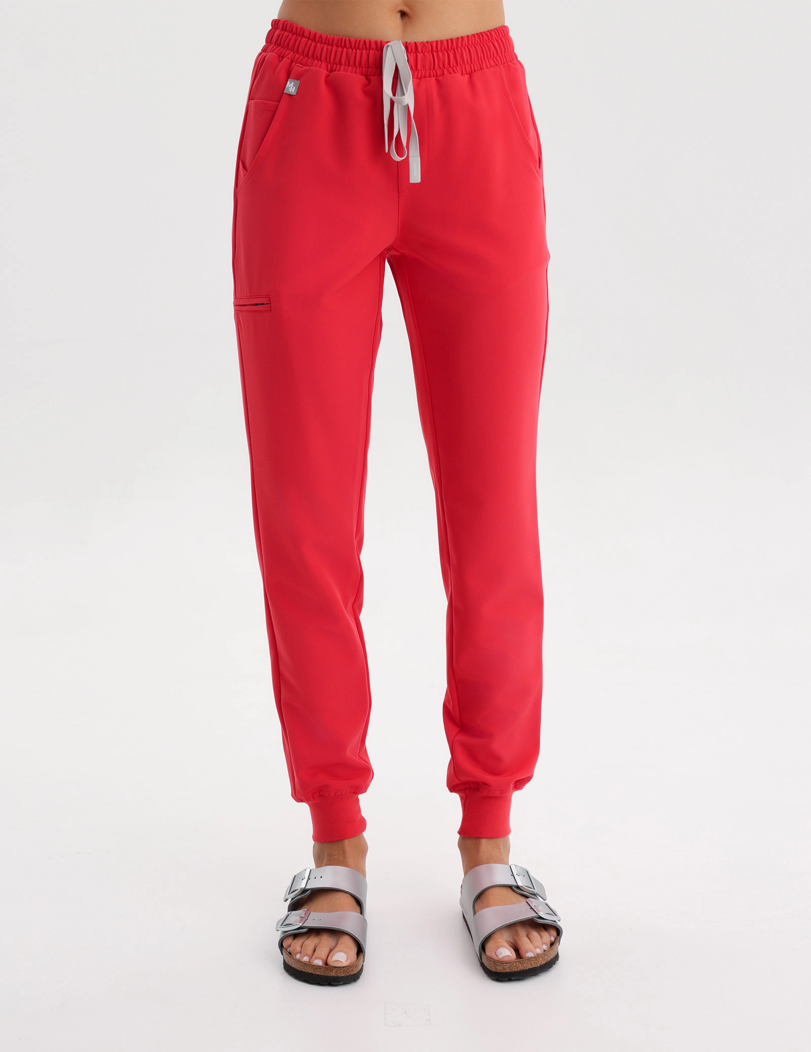 Spodnie Joggery Damskie - POP RED