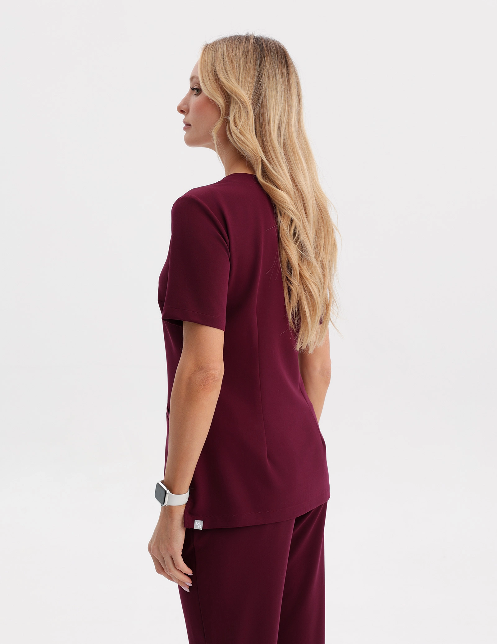 Bluza Medyczna Casy - BURGUNDY Bluza Medyczna Casy - BURGUNDY