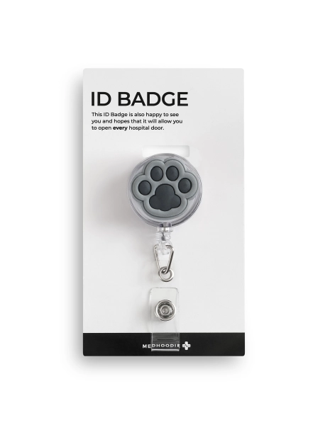 ID Badge Holder - DR PAW GREY