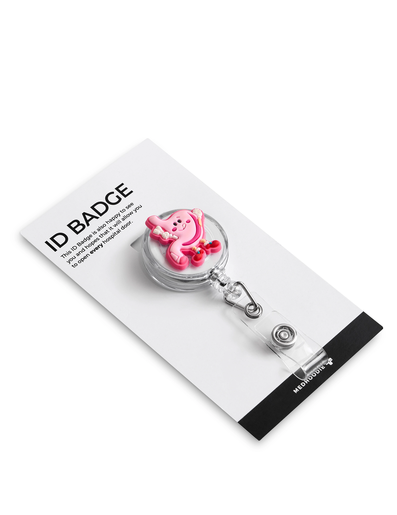 ID Badge Holder - HAPPY STOMACH