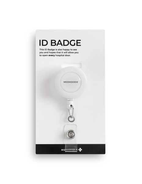 ID Badge Holder - WHITE
