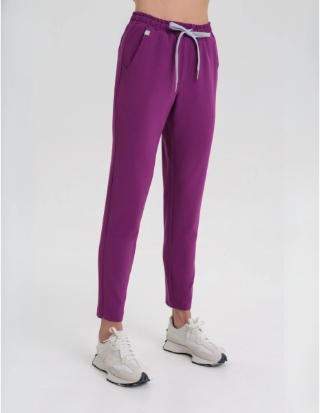 Spodnie Damskie Basic - GRAPE PURPLE