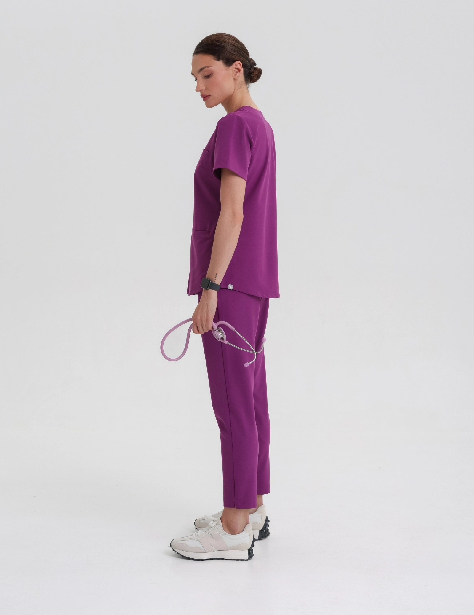 Spodnie Damskie Basic - GRAPE PURPLE Spodnie Damskie Basic - GRAPE PURPLE