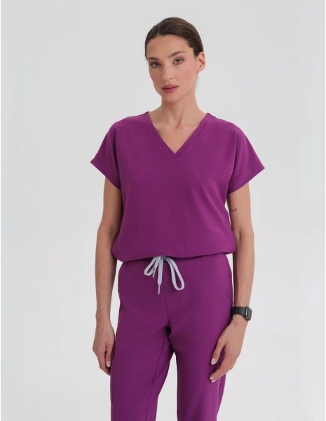 Bluza Medyczna Kendall - GRAPE PURPLE