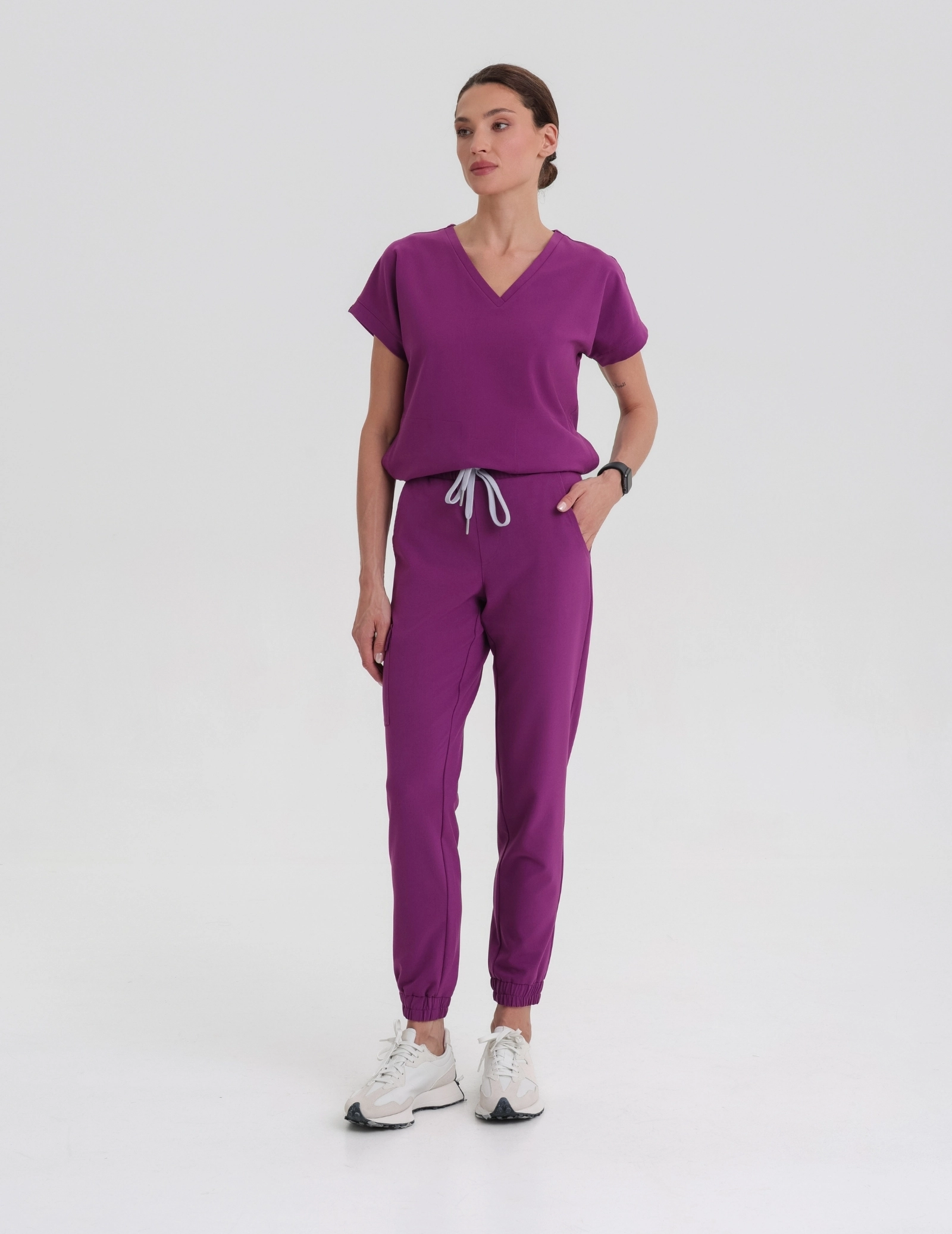 Bluza Medyczna Kendall - GRAPE PURPLE