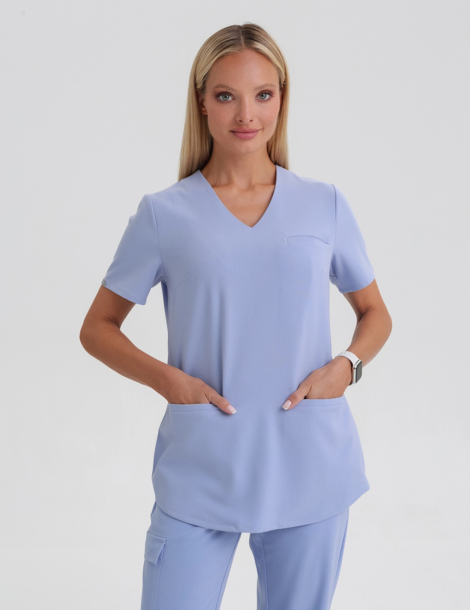 Bluza Medyczna Grace - CEIL BLUE Bluza Medyczna Grace - CEIL BLUE