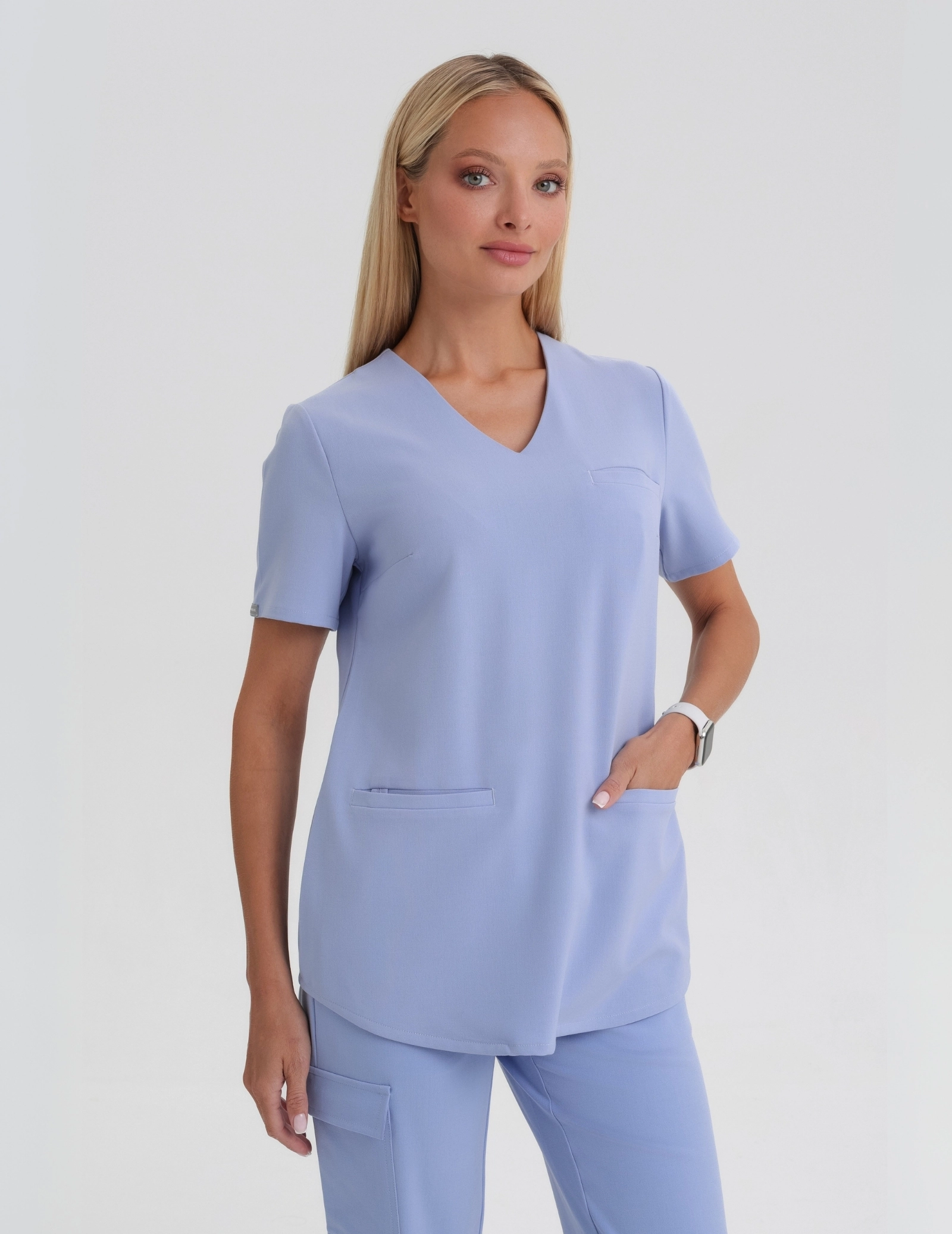 Bluza Medyczna Grace - CEIL BLUE Bluza Medyczna Grace - CEIL BLUE