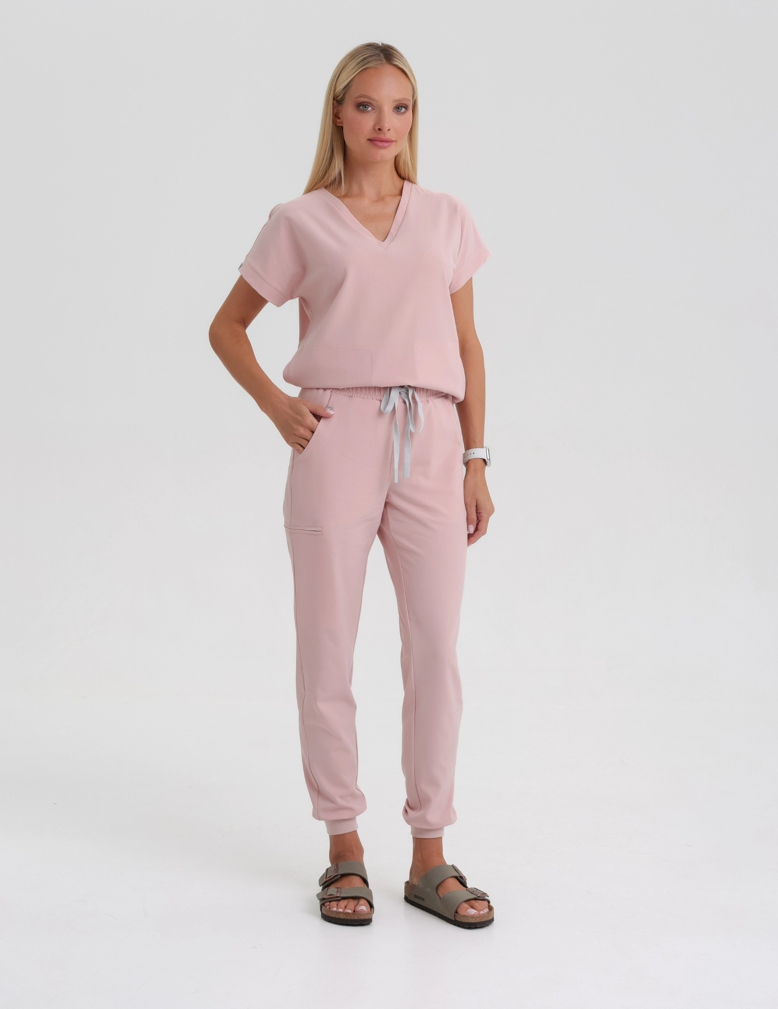 Bluza Medyczna Kendall - DUSTY ROSE