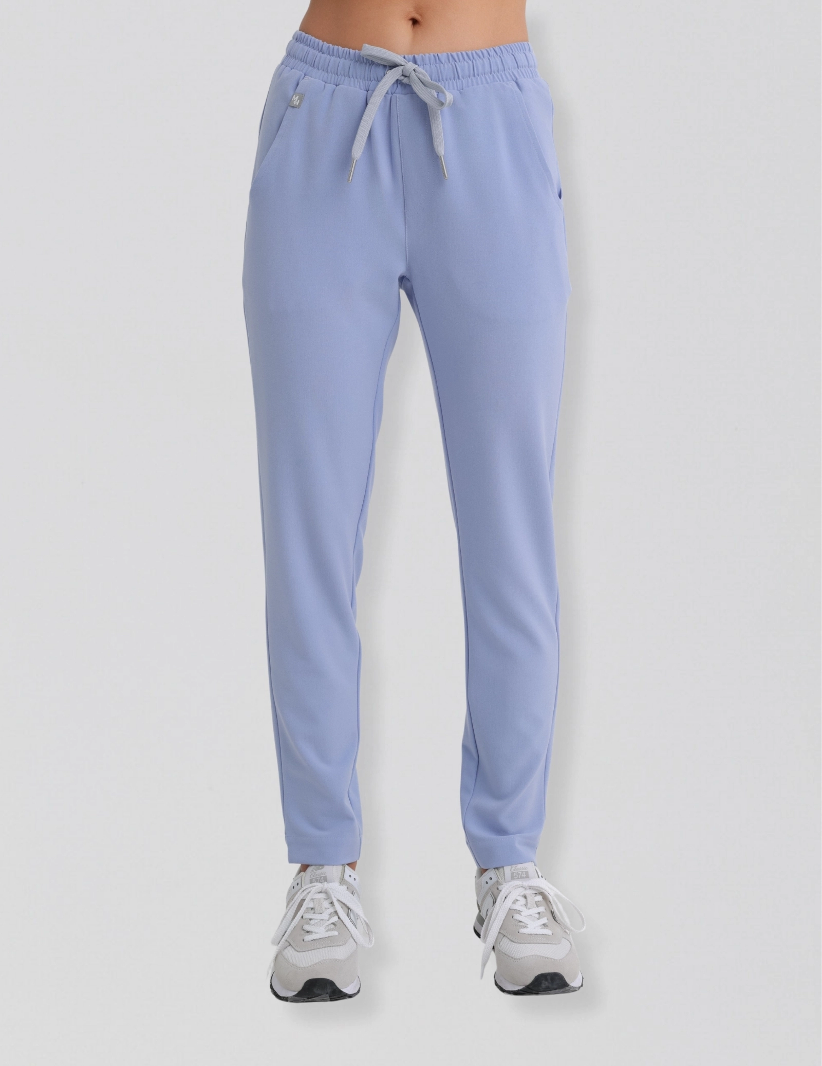 Spodnie Damskie Basic - CEIL BLUE