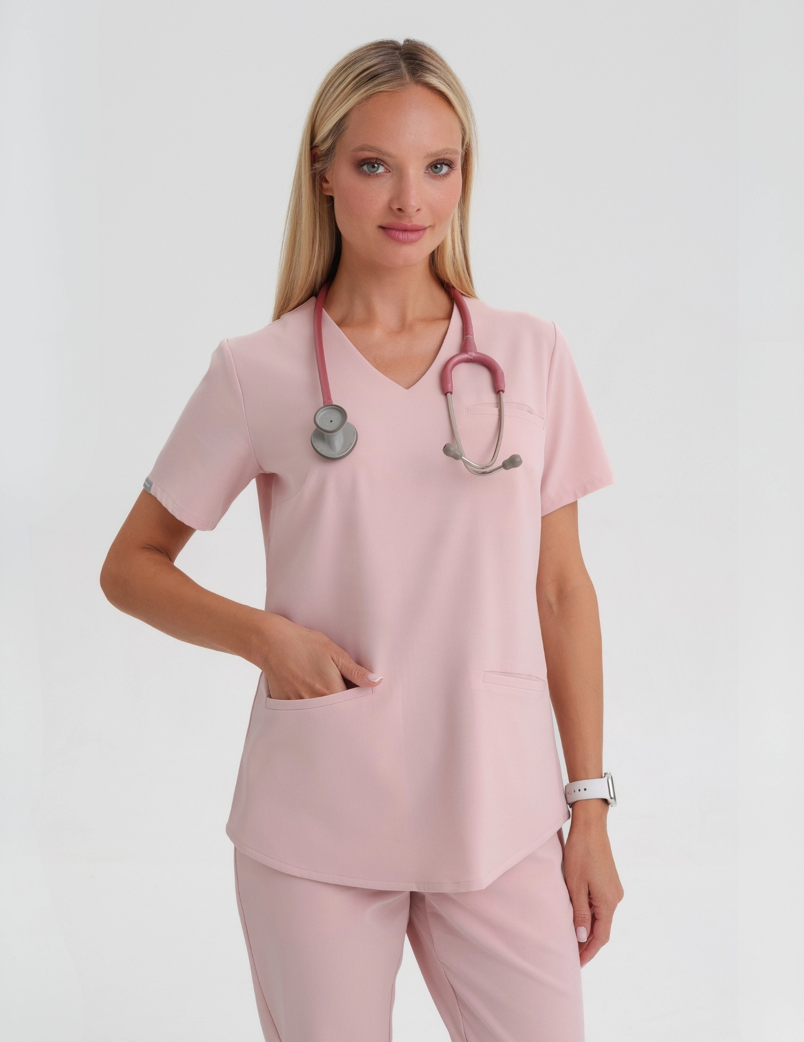 Bluza Medyczna Grace - DUSTY ROSE Bluza Medyczna Grace - DUSTY ROSE