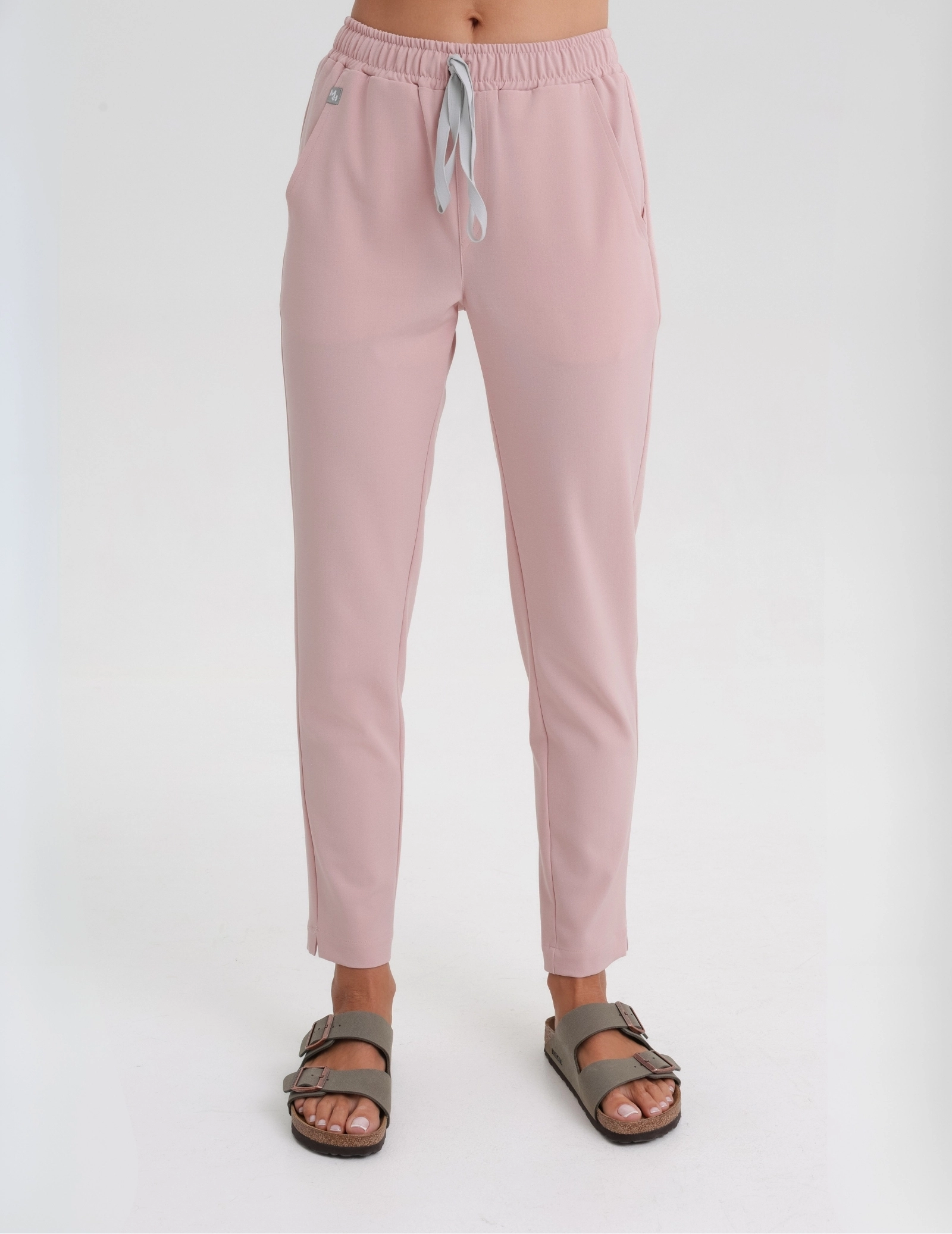Spodnie damskie Basic - DUSTY ROSE Spodnie damskie Basic - DUSTY ROSE