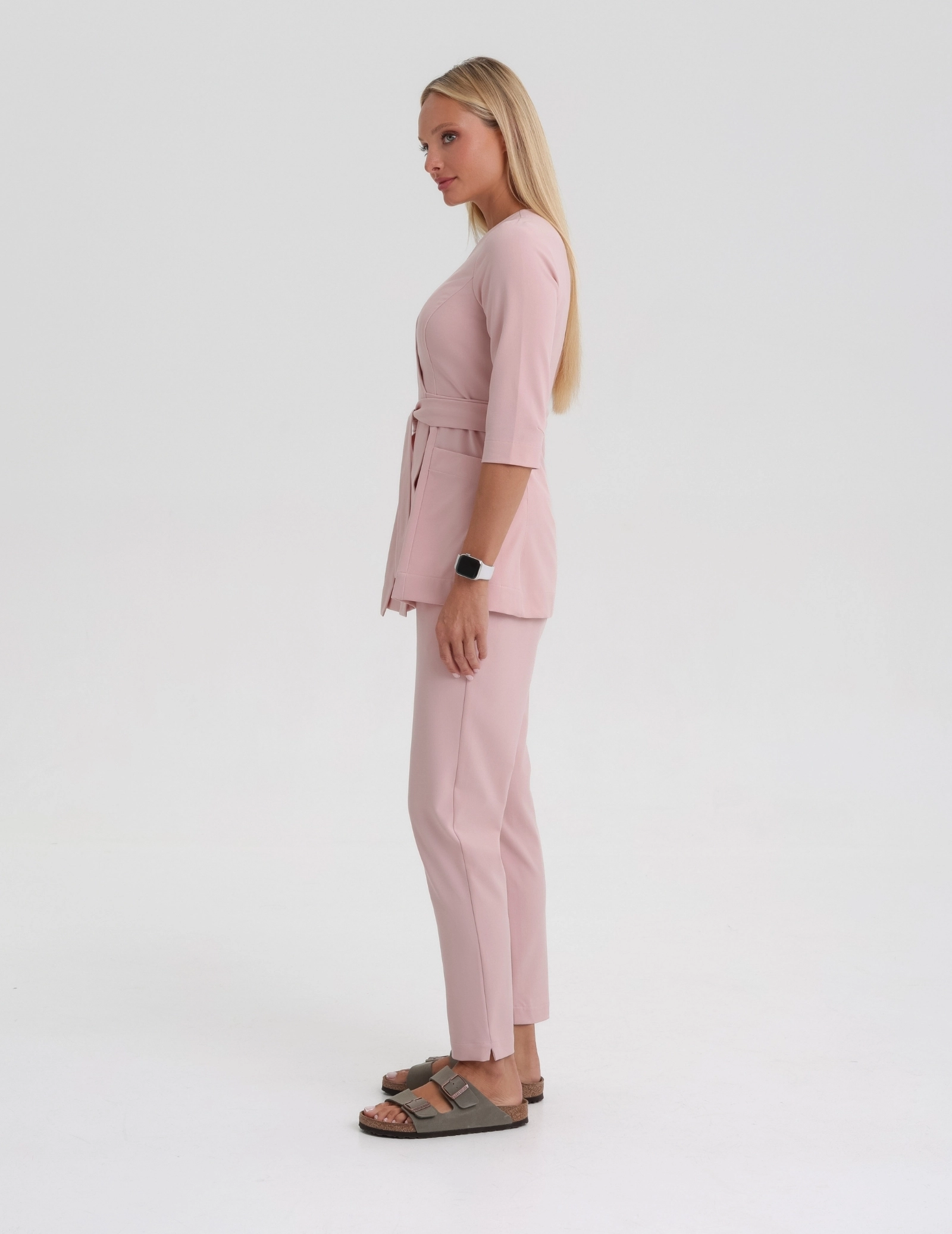 Spodnie damskie Basic - DUSTY ROSE Spodnie damskie Basic - DUSTY ROSE