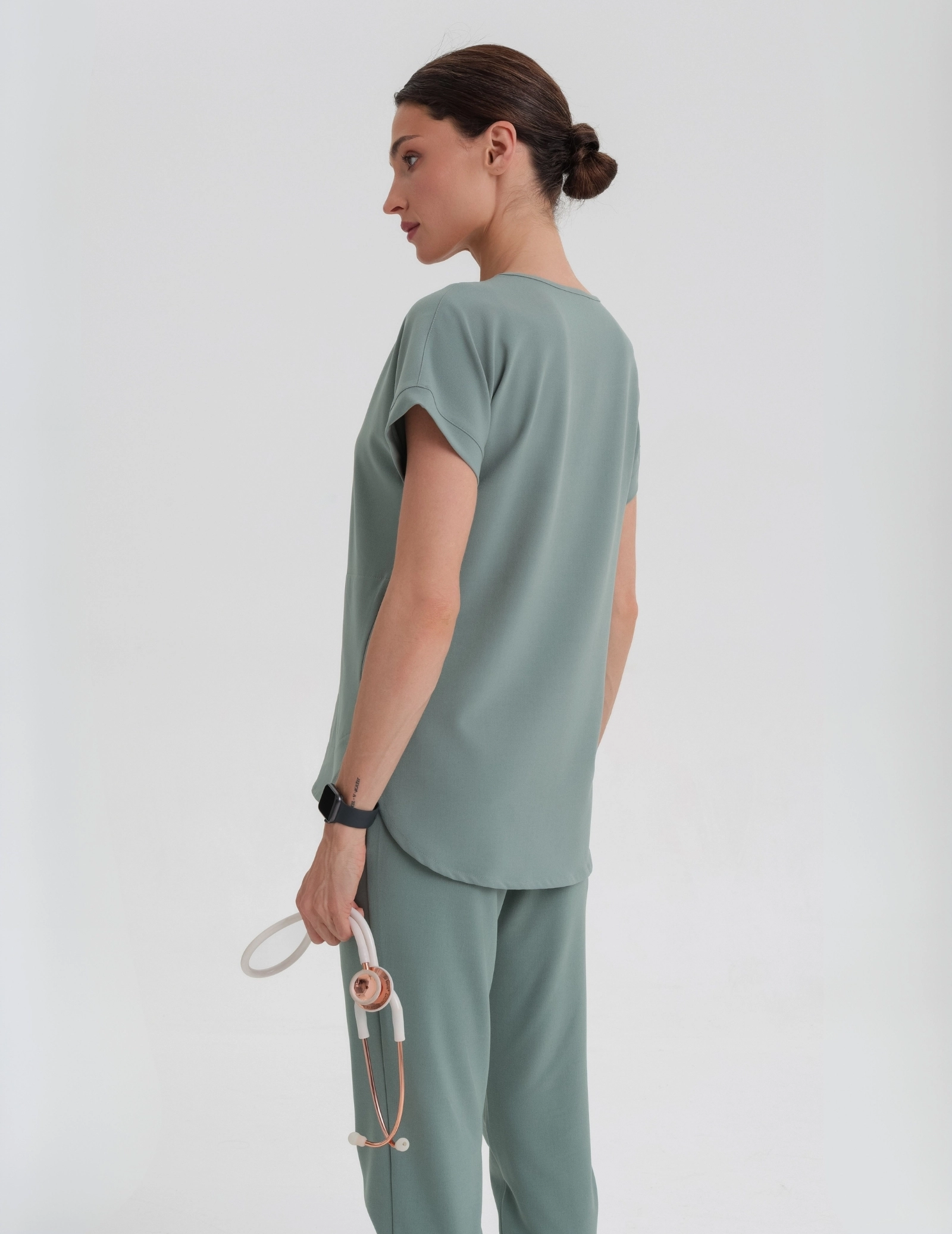 Bluza Medyczna Kendall - DUSTY GREEN