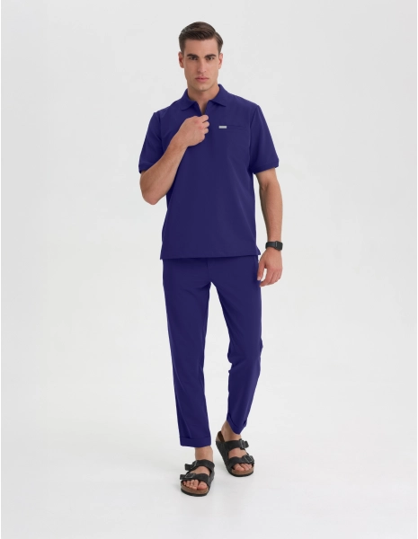 Bluza Medyczna Polo Męska -...