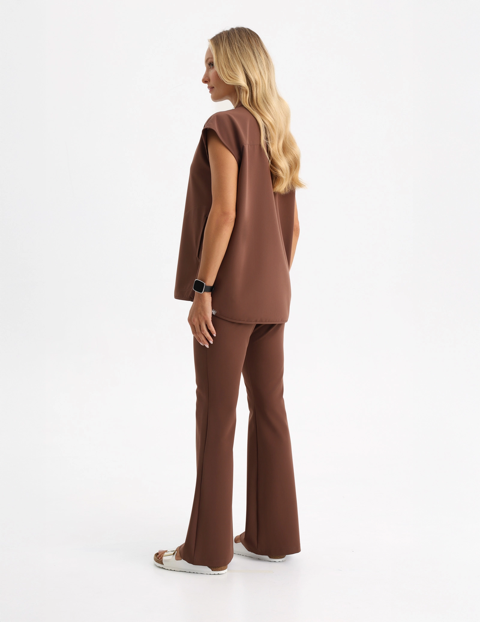 Bluza Medyczna Khloe - MILKY BROWN