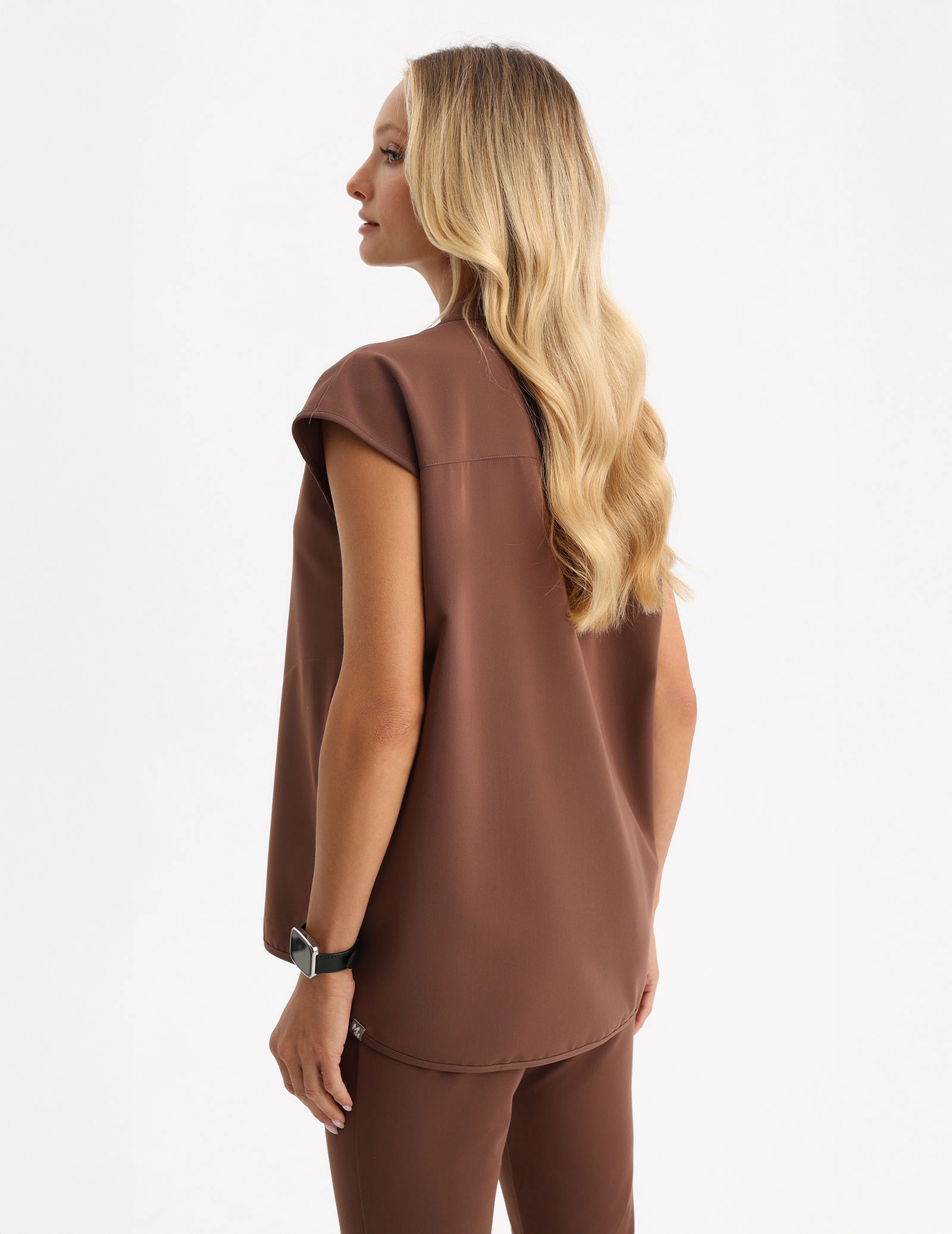 Bluza Medyczna Khloe - MILKY BROWN
