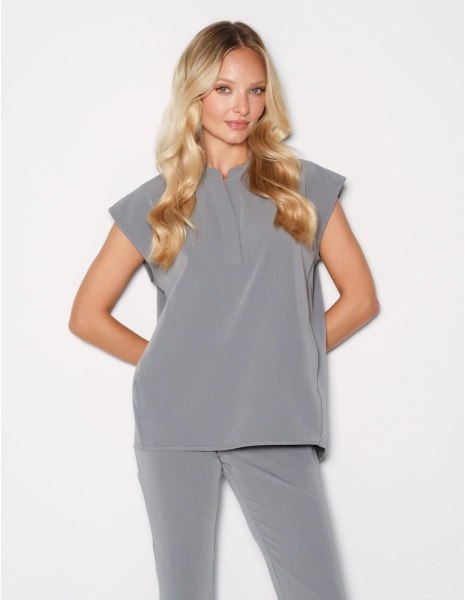 Bluza Medyczna Khloe - SHARK GRAY