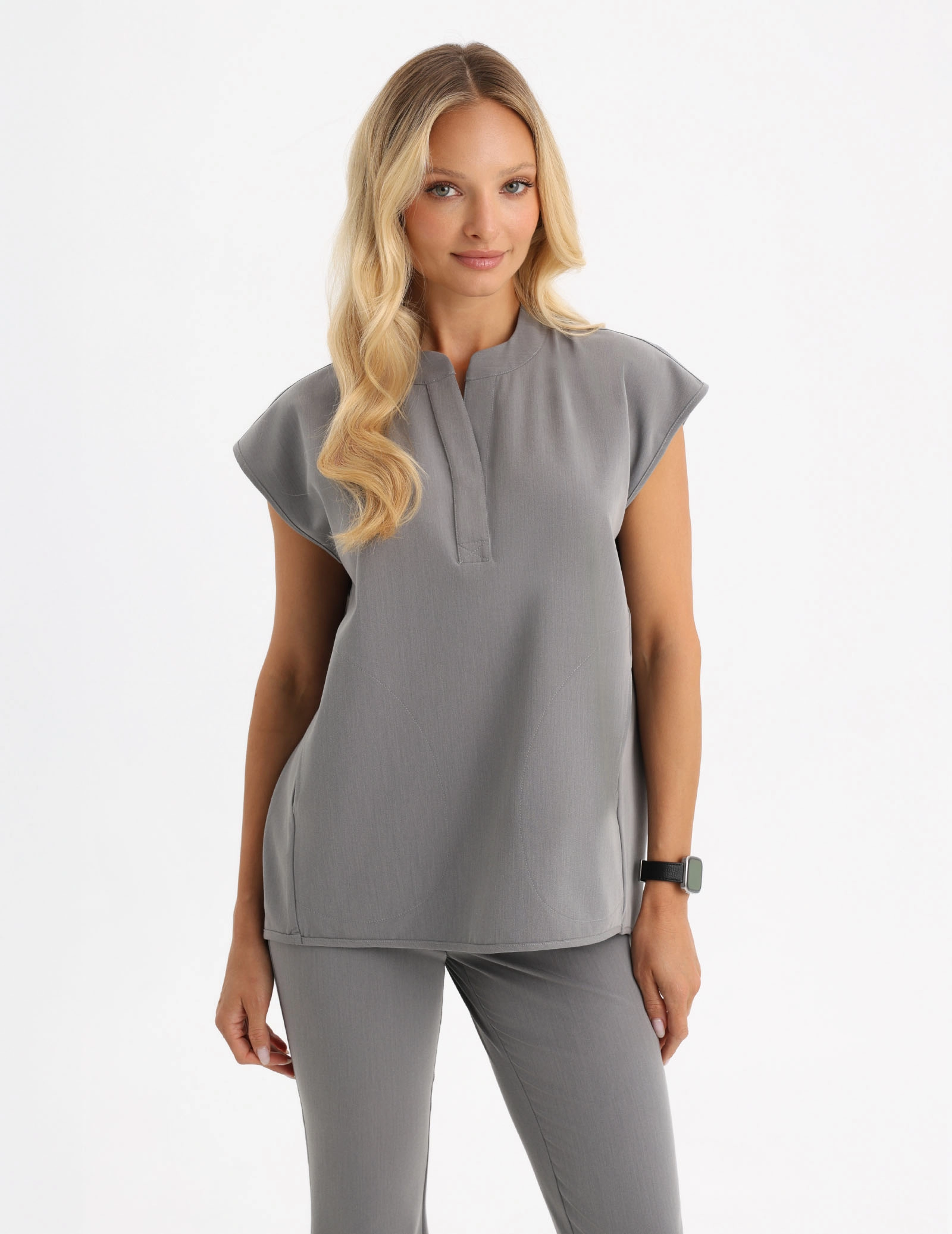 Bluza Medyczna Khloe - SHARK GRAY