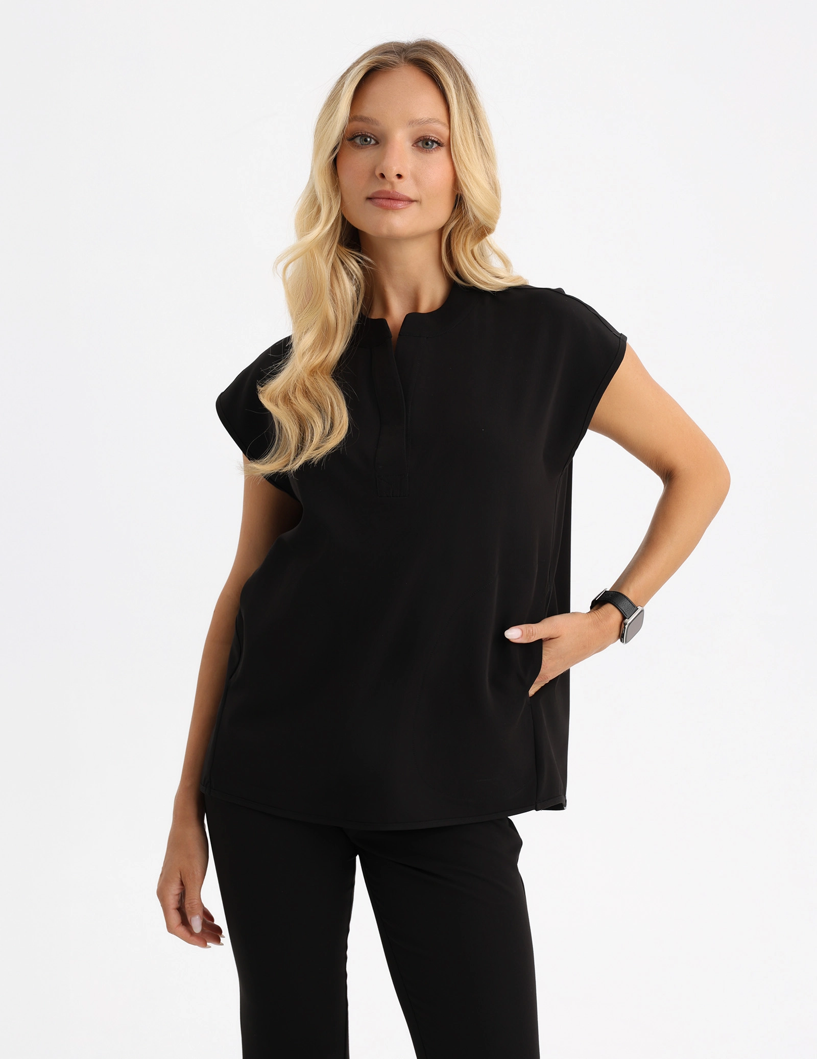 Bluza Medyczna Khloe - BLACK