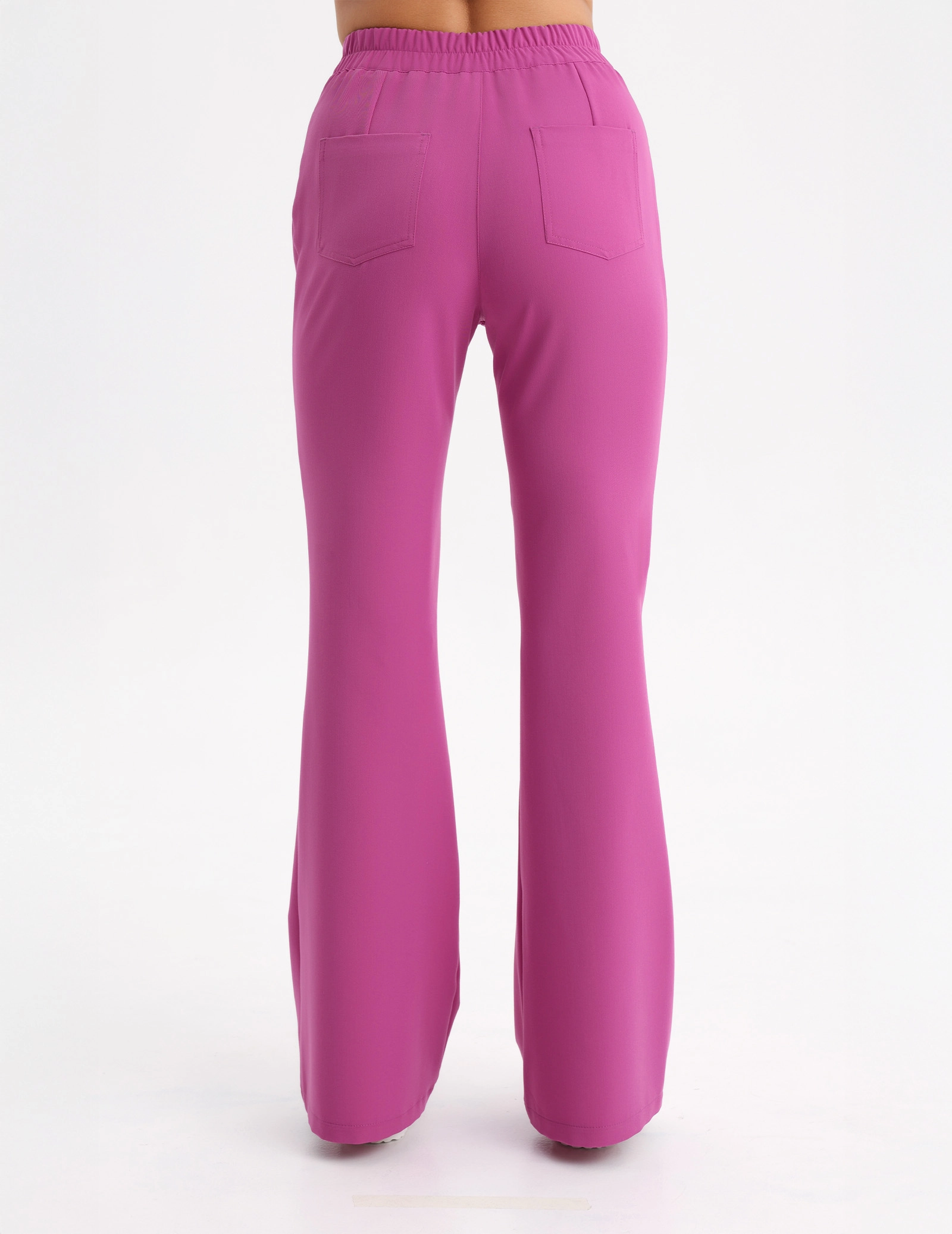 Spodnie Damskie Flare - ELECTRIC PINK