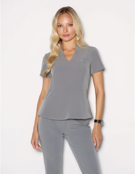 Bluza Medyczna Kori - SHARK GRAY