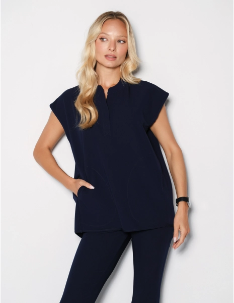 Bluza Medyczna Khloe - DARK NAVY