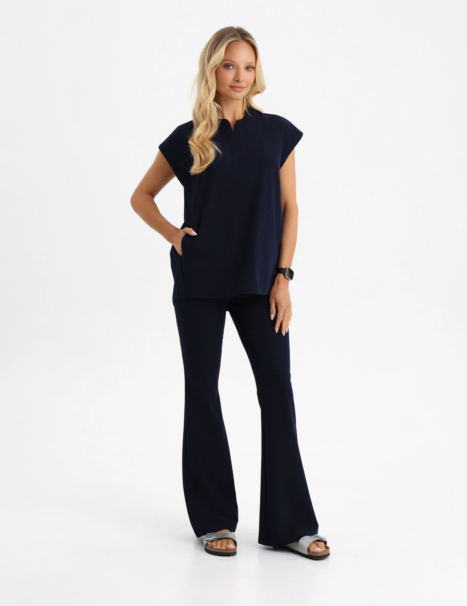 Bluza Medyczna Khloe - DARK NAVY