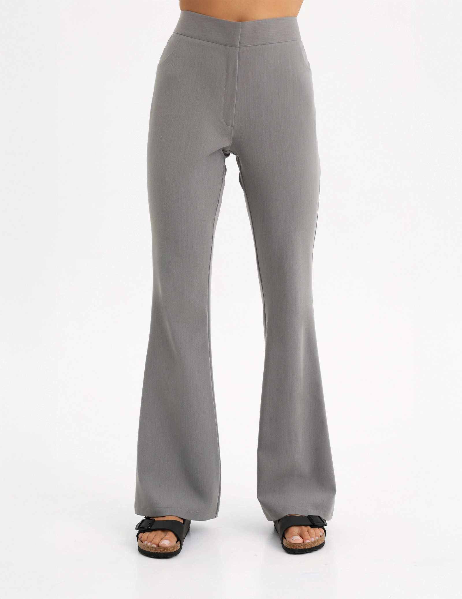 Spodnie Damskie Flare - SHARK GRAY