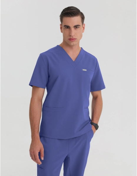 Bluza Medyczna Birbal - DENIM BLUE
