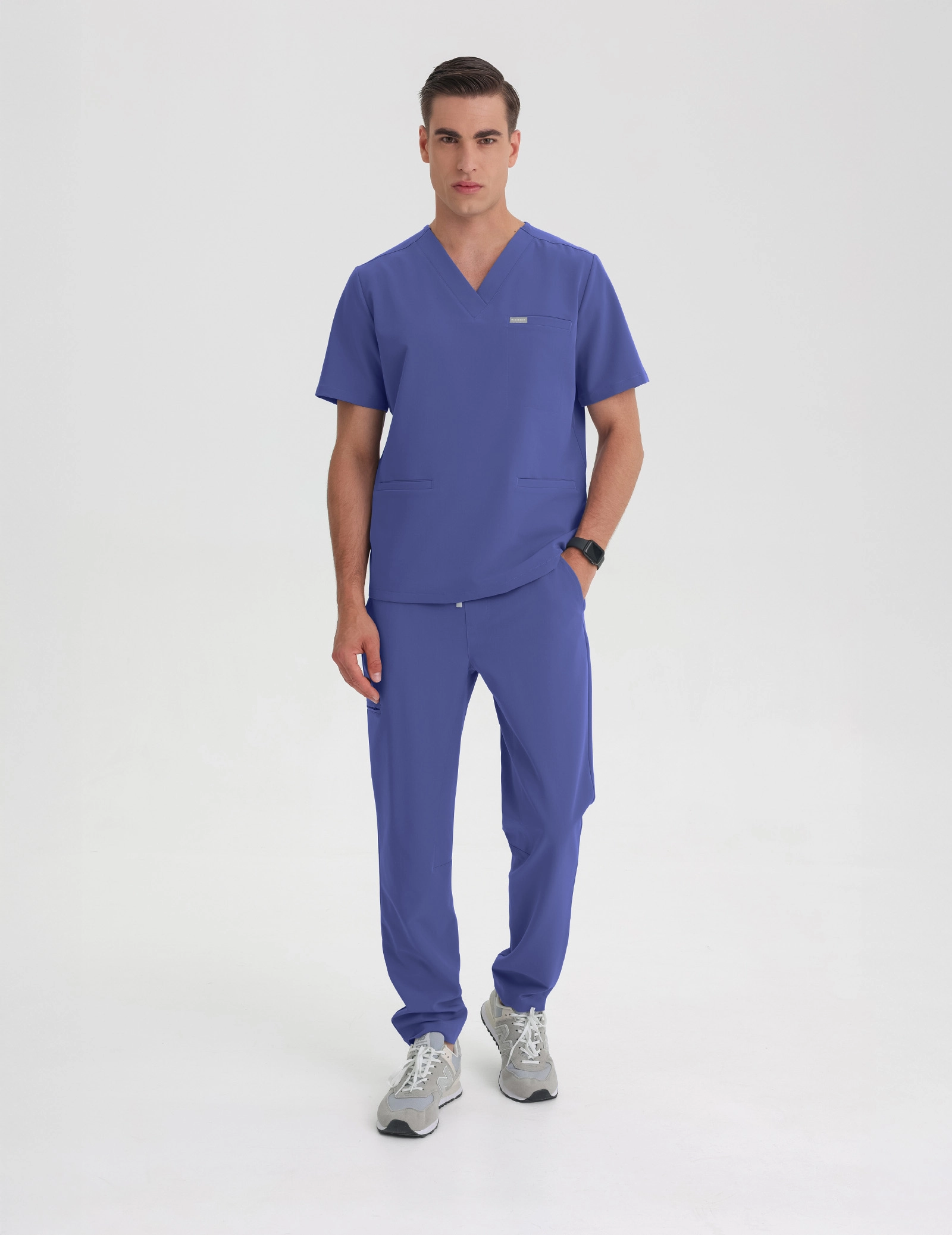Bluza Medyczna Birbal - DENIM BLUE