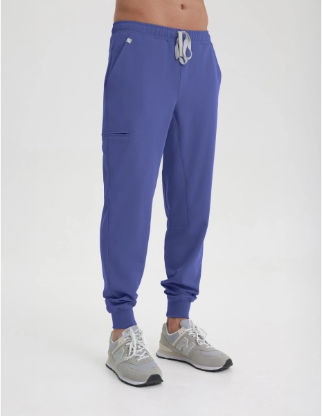 Spodnie Męskie Joggery - DENIM BLUE
