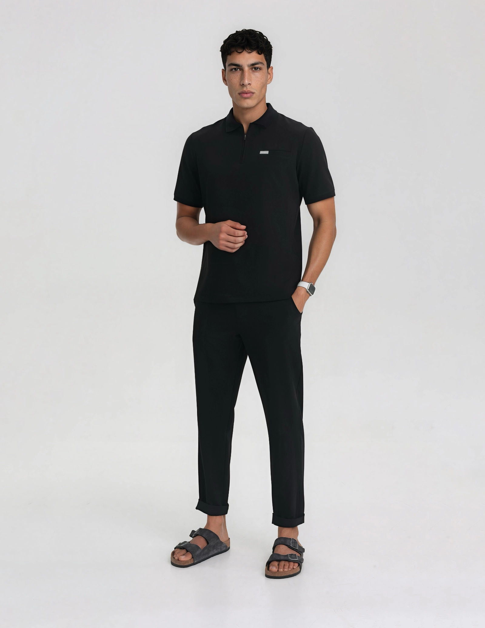 Spodnie Męskie Chinosy - BLACK