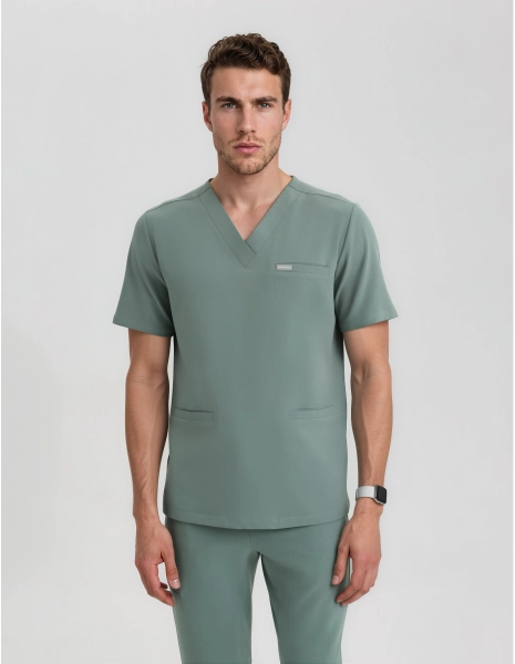Bluza Medyczna Birbal - DUSTY GREEN