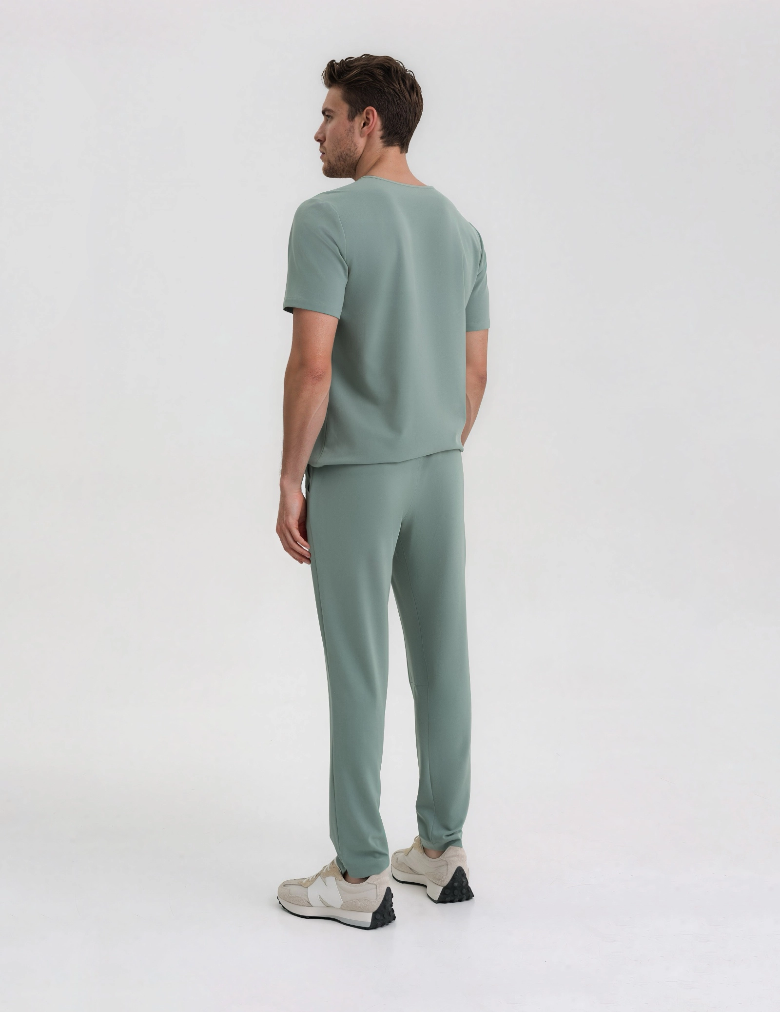 Spodnie Basic Męskie - DUSTY GREEN