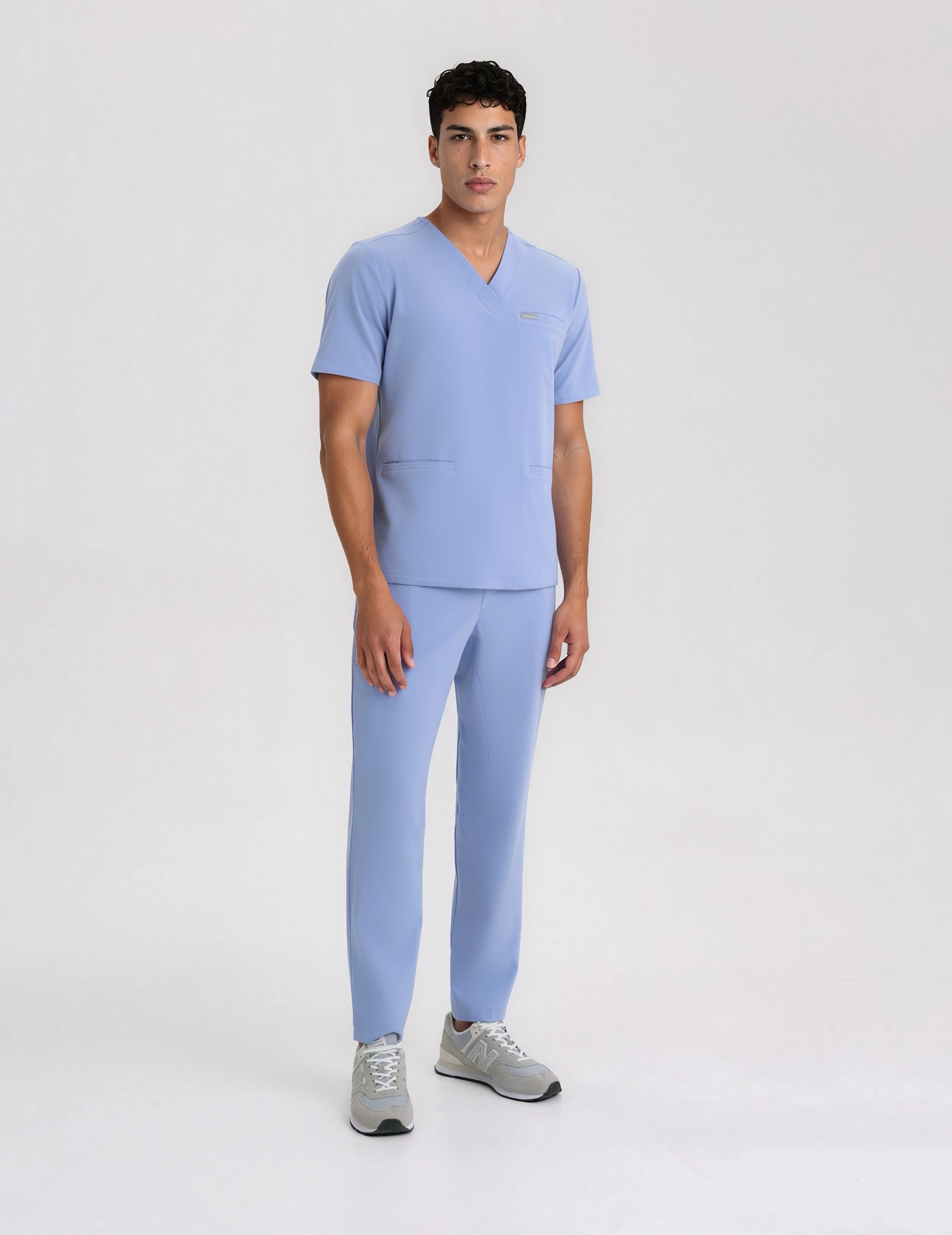 Spodnie Basic Męskie - CEIL BLUE