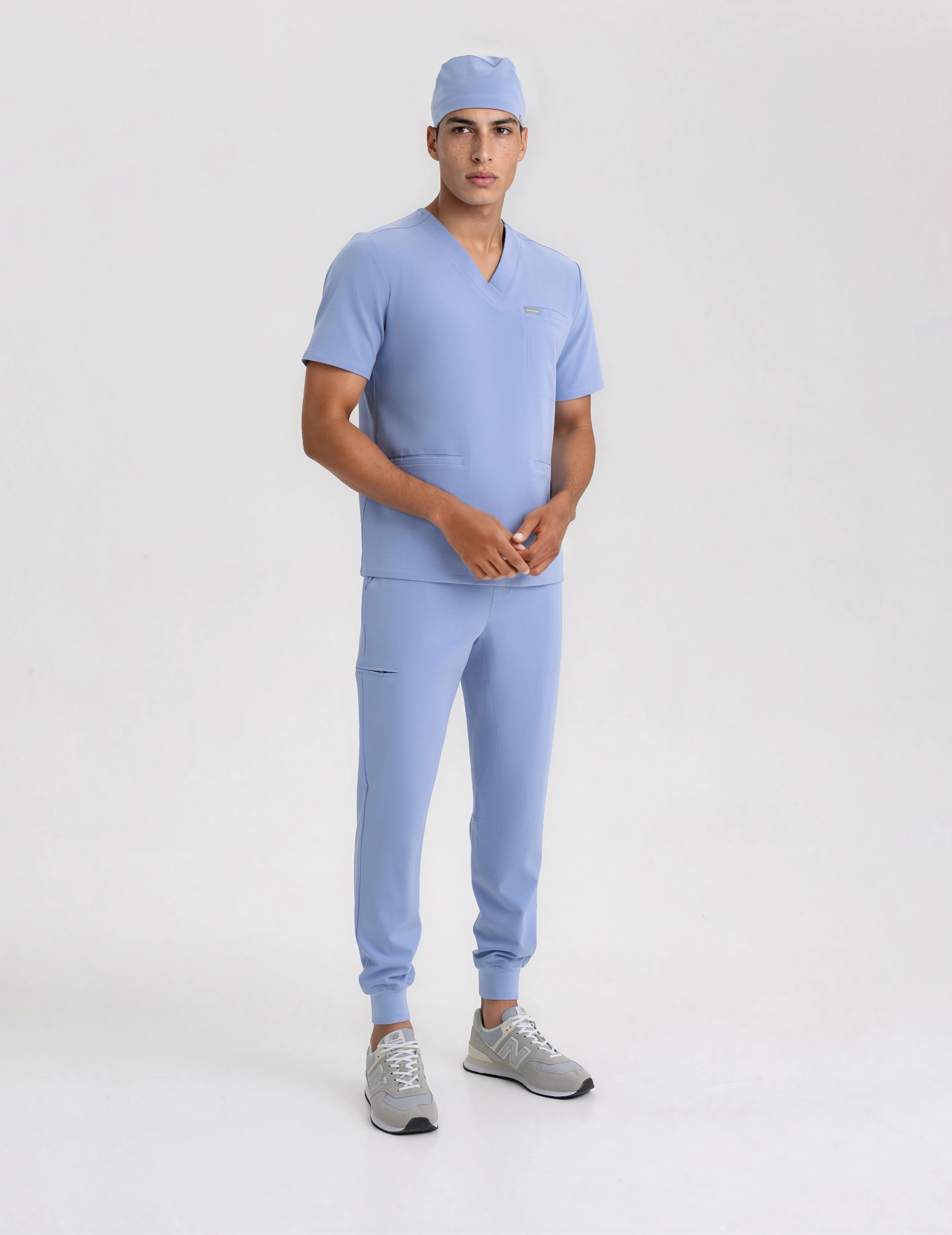 Spodnie Joggery Męskie - CEIL BLUE