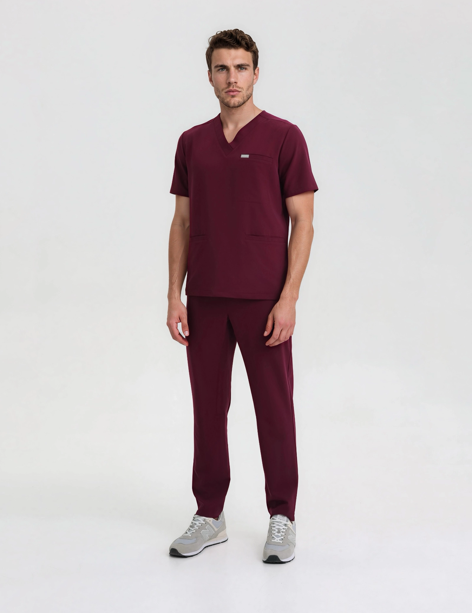 Bluza Medyczna Birbal - BURGUNDY Bluza Medyczna Birbal - BURGUNDY