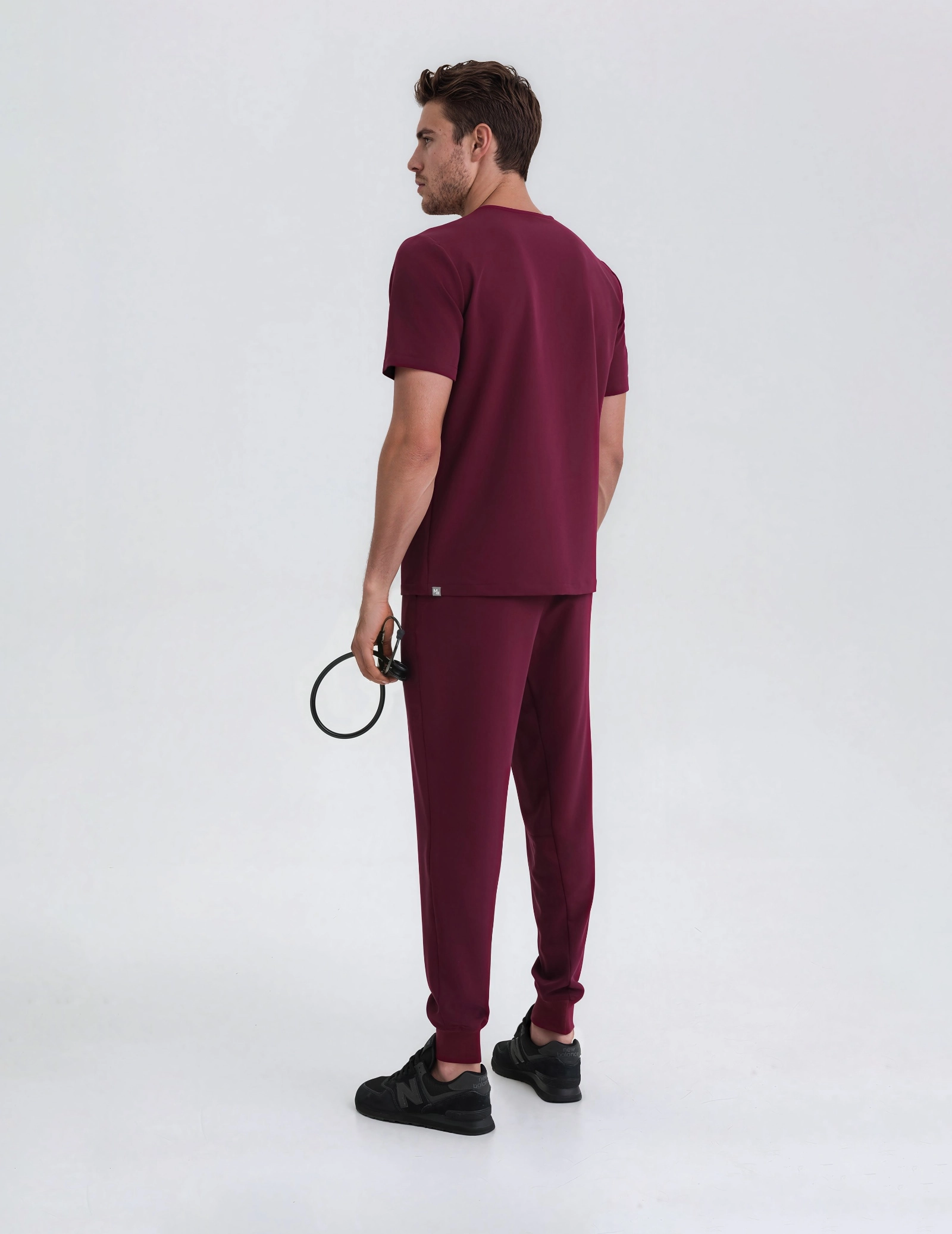 Spodnie Joggery Męskie - BURGUNDY