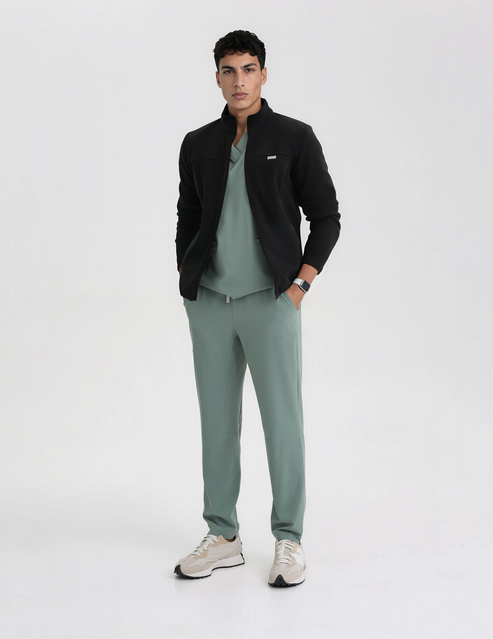 Bluza Polarowa Męska COZY HEAT - BLACK