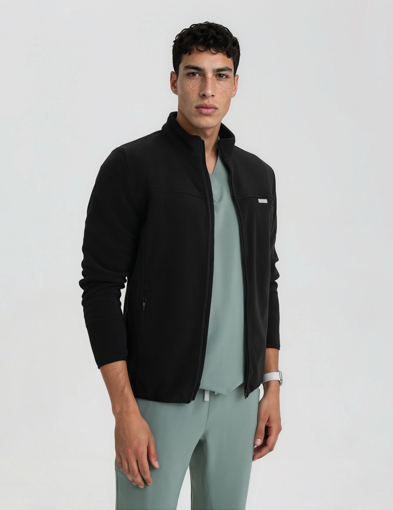 Bluza Polarowa Męska COZY HEAT - BLACK