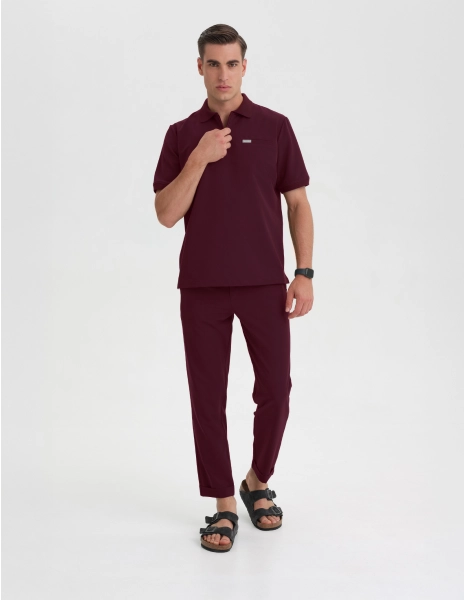 Bluza Medyczna Polo Męska -...