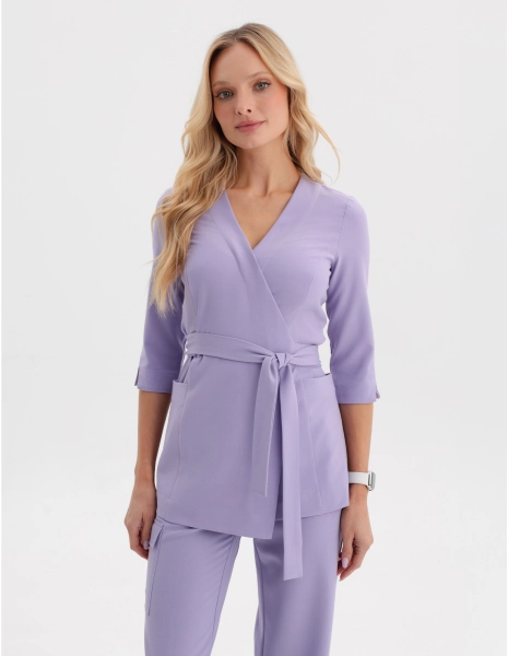 Bluza medyczna wiązana...