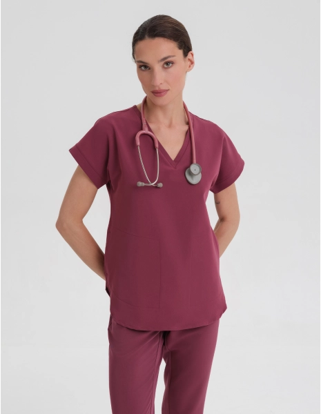 Bluza Medyczna Kendall - MULLED WINE